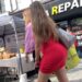 big ass fat dress tight voyeur candid street