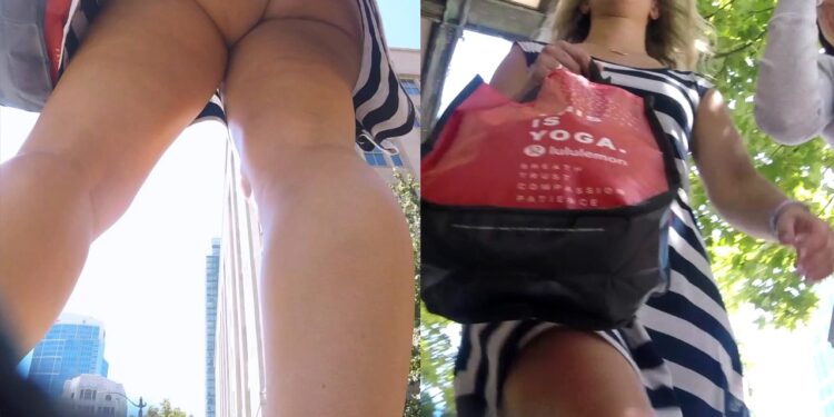 PAWG Candid Upskirt Bubble Booty Thick Ass Big Ass Voyeur