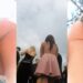 Multiple Upskirt Graduation Ceremony Candid